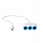 Адаптер автомобильный HOCO dual USB triple cigarette lighter |3 Sockets/2USB, 3.1-12A, 15.5W|