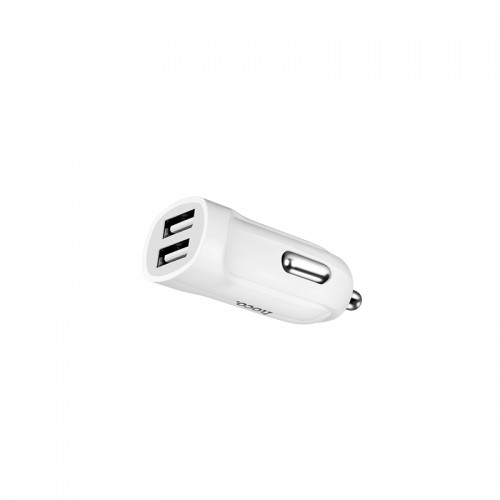 Адаптер автомобильный HOCO Lightning cable two-port Car charger set Z2A |2USB, 2.4A|