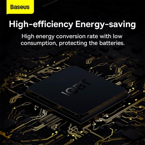 Автомобильный преобразователь напряжения BASEUS IGBT Power Inverter |2Soc/1USB/Type-C, 300W/40A| (220V CN/EU) (CGNB010101) black