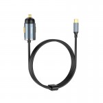 Адаптер автомобильный Hoco Type-C Cable Car charger NZ7 |1USB, 20W/3A, PD/QC| серый