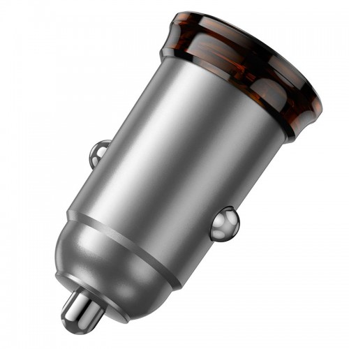 Адаптер автомобильный HOCO Rigorous single port car charger NZ16 |1Type-C, 30W/3A, PD30W/QC|