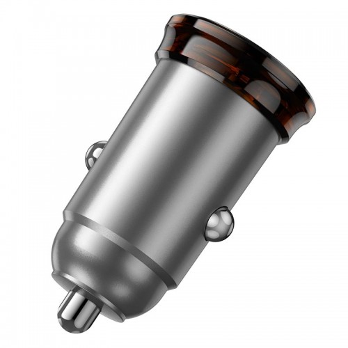 Адаптер автомобильный HOCO Rigorous dual port car charger NZ16A |1USB/1Type-C, 43W/3A, PD25W/QC|