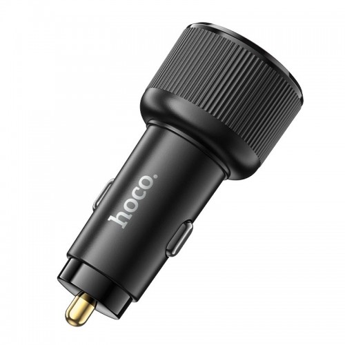 Адаптер автомобильный HOCO Avant-garde car charger NZ17 |2USB/Type-C, 75W/3A, PD/QC|