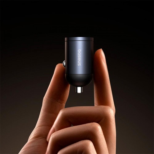 Адаптер автомобільний Baseus Tiny Star Mini Car Charger |2Type-C, 30W/3A, PD/QC| black