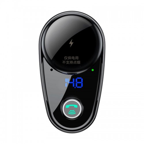 Адаптер автомобільний Baseus Car Bluetooth MP3 Player S-06 |3.4A, 100W| black