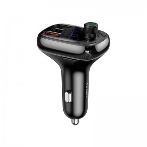 Адаптер автомобільний Baseus T Shaped Car Bluetooth MP3 Player S - 13 (PPS Fast Charger Edition) black