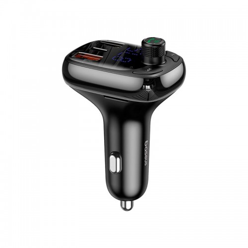 Адаптер автомобільний Baseus T Shaped Car Bluetooth MP3 Player S - 13 (PPS Fast Charger Edition) black