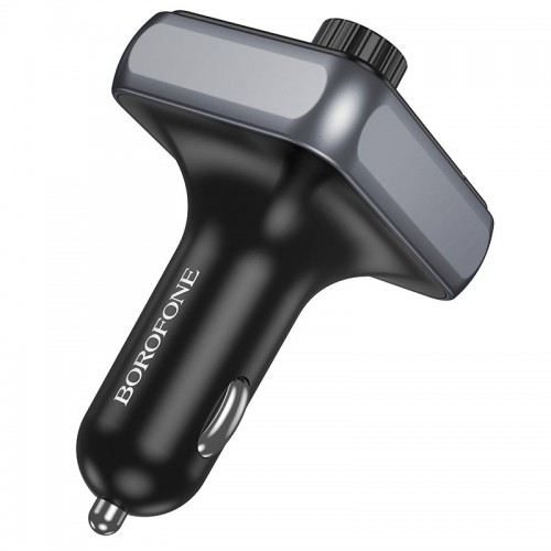 Автомобільний адаптер BOROFONE Ascenso car BT FM transmitter BC50 |2USB/1Type-C, PD/QC, 38W/3A, BT5.4| black