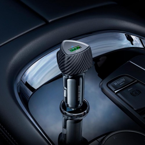 Адаптер автомобильный BOROFONE Solid single-port car charger BZ31 |1USB, 18W/3A, QC|