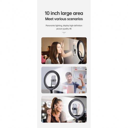 Тримач з кільцевим освітленням JOYROOM Touch Selfie Ring Light JR-ZS228 AKL01 |10", 2A, 2700-5700K| black