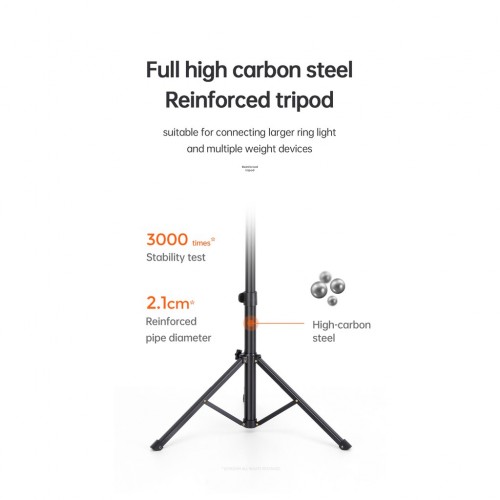 Тримач з кільцевим освітленням JOYROOM Touch Selfie Ring Light JR-ZS228 AKL01 |10", 2A, 2700-5700K| black