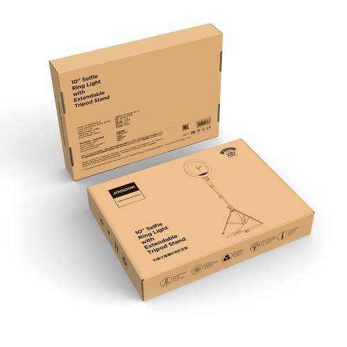 Тримач з кільцевим освітленням JOYROOM Touch Selfie Ring Light JR-ZS228 AKL01 |10", 2A, 2700-5700K| black