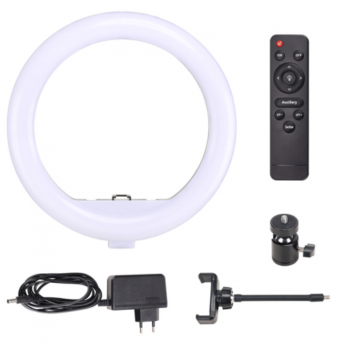 Тримач з кільцевим освітленням Bluetooth 12 " YQ-320A light set (Kit2) |170cm Stand, Plug Powered, 3000-6500K| black