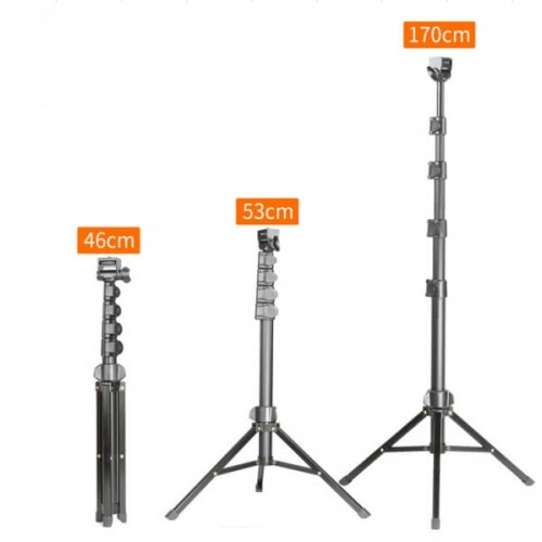 Тримач з кільцевим освітленням Bluetooth 12 " YQ-320B light set (Kit1) |170cm Stand, USB Powered, 3000-6500K| black