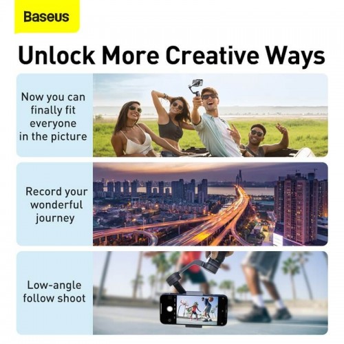 Ручной стабилизатор BASEUS Control Smartphone Handheld Folding Gimbal Stabilizer (SUYT-D0G)