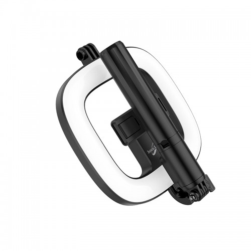 Тримач з кільцевим освітленням HOCO Showfull fill light live broadcast holder Lv03 Plus |BT4.1, 0.95m, LED 9Level| black