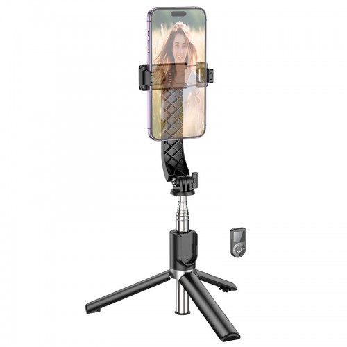 Селфі-монопод HOCO Prior live broadcast holder K20 |BT| black