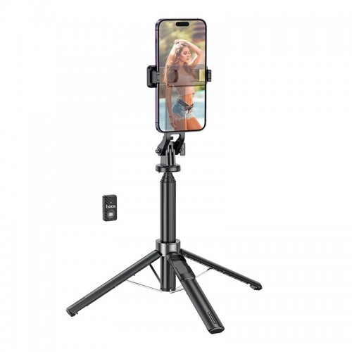 Селфі-монопод HOCO Stream aluminum alloy live broadcast holder K21 |BT| black