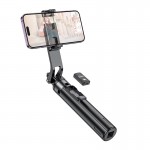 Селфі-монопод HOCO Stream aluminum alloy live broadcast holder K21 |BT| black