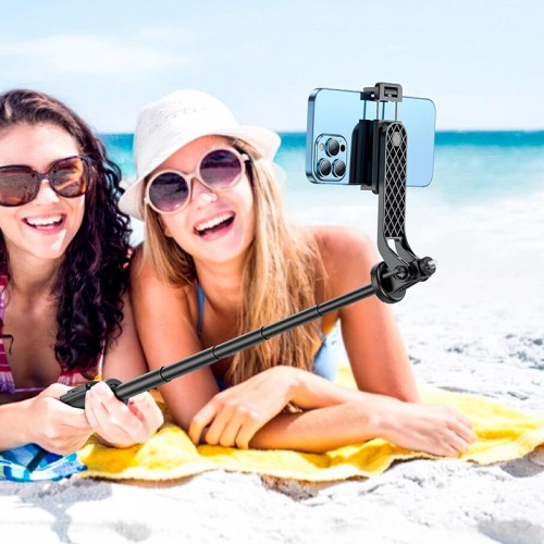 Селфі-монопод HOCO Stream aluminum alloy live broadcast holder K21 |BT| black