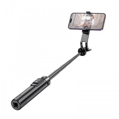 Селфі-монопод HOCO Stream aluminum alloy live broadcast holder K21 |BT| black
