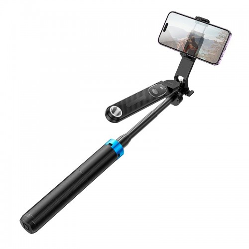 Селфі-монопод HOCO Handy aluminum alloy anti-shake live broadcast holder K22 |L 1.75m, BT| black