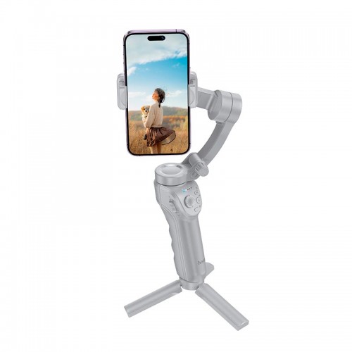 Ручний стабілізатор Hoco Support 3-axis smart gimble K24 |app, tripod| grey