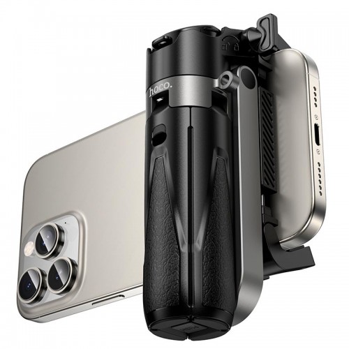 Селфі-монопод HOCO Magic portable mini live broadcast stand K27 |BT5.2, 115-390mm, 4.5-7", 2h| black