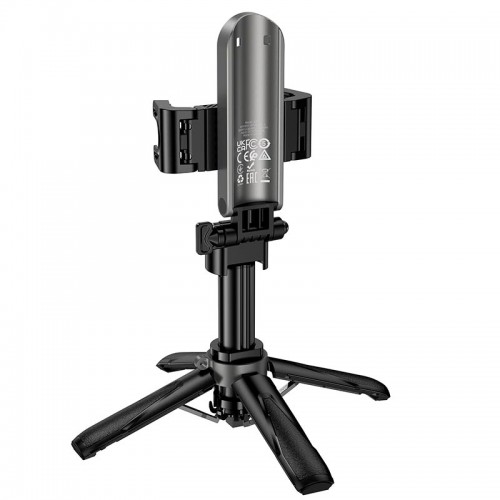 Селфі-монопод HOCO Magic portable mini live broadcast stand K27 |BT5.2, 115-390mm, 4.5-7", 2h| black