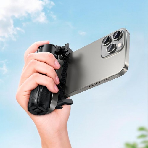 Селфі-монопод HOCO Magic portable mini live broadcast stand K27 |BT5.2, 115-390mm, 4.5-7", 2h| black