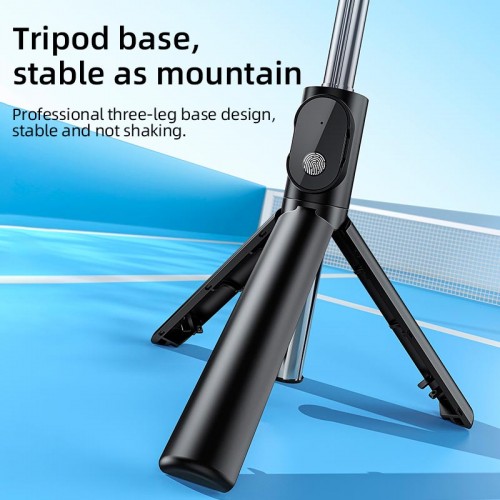 Селфі-монопод BOROFONE Cool line tripod telescopic selfie stick DBY01 |BT5.2, 70сm, 4.5-7"| black