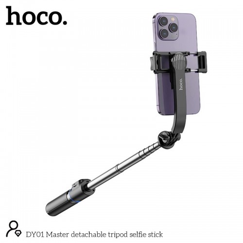 Селфі-монопод HOCO Master detachable tripod selfie stick DY01 |BT4.2, 106сm| black