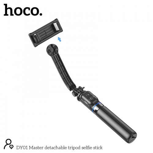 Селфі-монопод HOCO Master detachable tripod selfie stick DY01 |BT4.2, 106сm| black
