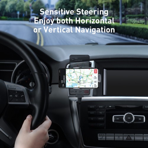 Держатель BASEUS Milky Way Electric Bracket Wireless Charger (15W) (WXHW02-01)