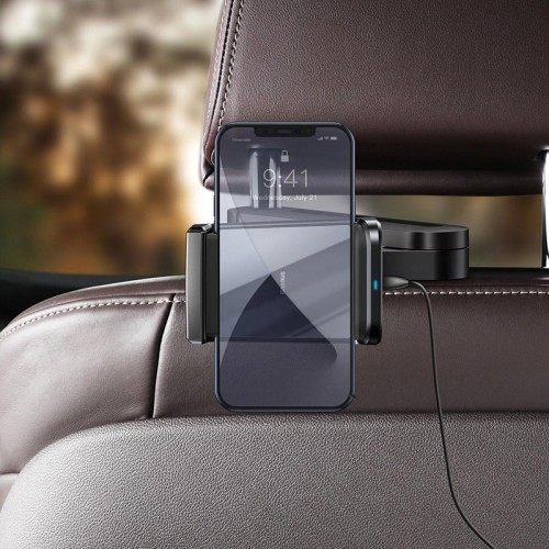 Держатель Baseus Energy Storage Backseat Holder Wireless Charger |15W, 360°| (WXHZ-01)