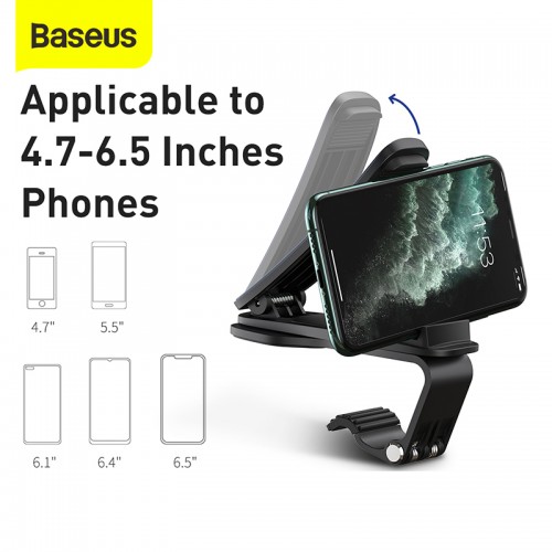 Тримач Baseus Big Mouth Pro Car Mount (Applicable to centre console) (SUDZ-A01) black