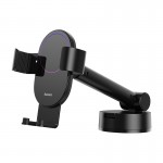 Тримач BASEUS Simplism gravity Car mount holder with suction base (SUYL-JY01) черный