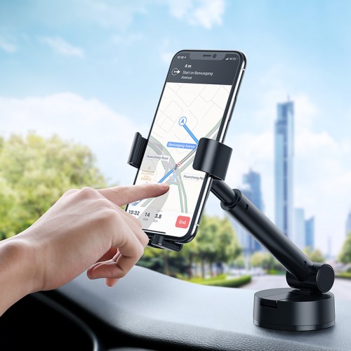 Тримач BASEUS Simplism gravity Car mount holder with suction base (SUYL-JY01) black