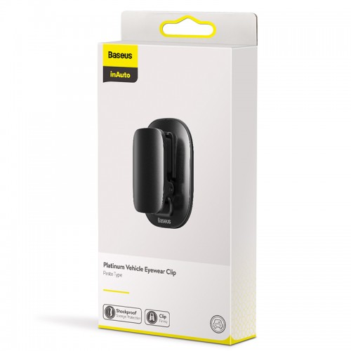 Автомобильный держатель для очков Baseus Platinum Vehicle eyewear clip (Pasete Type) (ACYJN-A01)