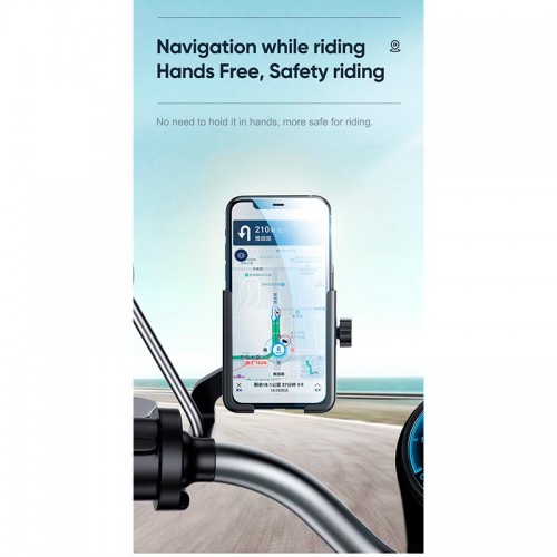 Тримач JOYROOM Metal Bracket For Motorcycle JR-ZS253 black