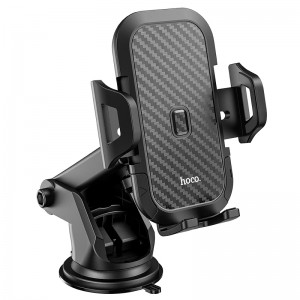 Тримач HOCO Touareg one-touch center console Car holder CA76 black