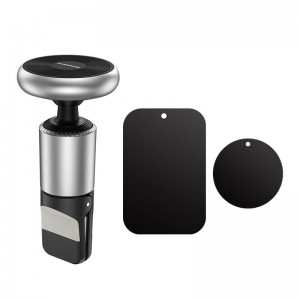 Тримач BOROFONE Cool move air outlet magnetic Car holder extended version BH47 black