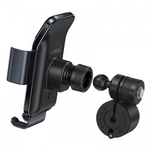 Тримач BASEUS Smart Solar Power Wireless Cycling Electric Holder IP54 |4.7-6.7"| (SUZG010001) black