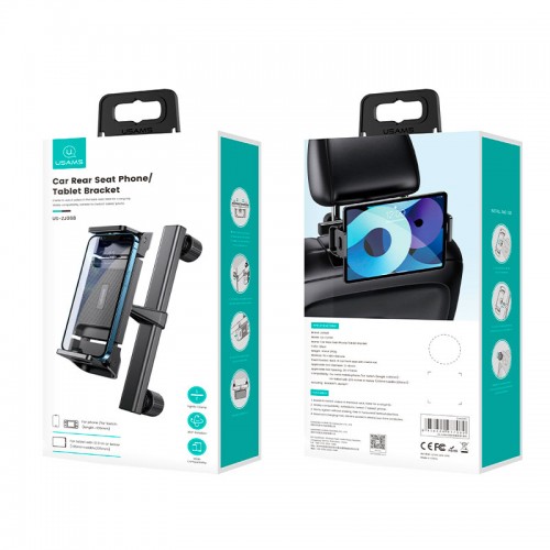 Тримач USAMS Car Rear Seat Phone-Tablet Bracket US-ZJ068 black