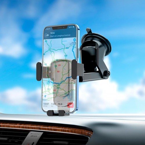 Держатель HOCO vertical and horizontal telescopic gravity vehicle holder CA104 |4.7-7"|
