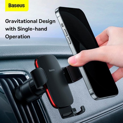 Тримач Baseus Metal Age II Gravity Car Mount (Air Outlet Version) (SUJS000001) black