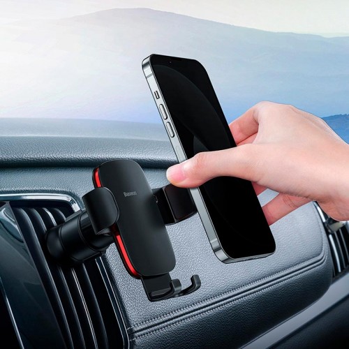 Тримач Baseus Metal Age II Gravity Car Mount (Air Outlet Version) (SUJS000001) black