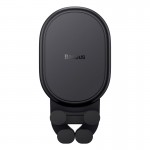 Тримач Baseus Stable Gravitational Wireless Charging Car Mount Pro (версия для воздухозаборника) |15W| черный