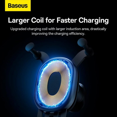 Держатель Baseus Stable Gravitational Wireless Charging Car Mount Pro (Air Outlet Version) |15W|