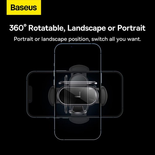 Тримач Baseus Steel Cannon pro Solar Electric Car Mount (SUGP010001) black